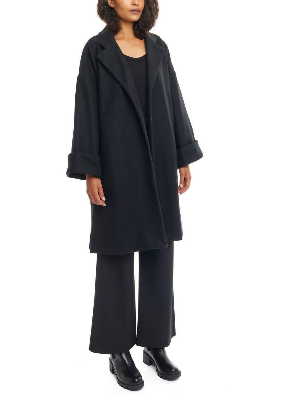 NEW LBLC THE LABEL cari oversized jacket in black
